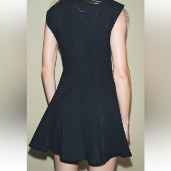 ZARA MINI GODET DRESS ZW COLLECTION - Picture 3 of 8